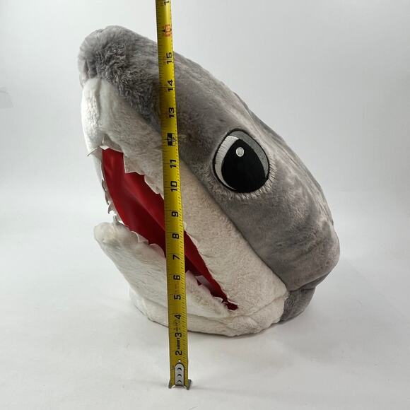 Dan Dee Big Greeter Heads Shark Plush Costume Hat Foam Adult Funny 16" Tall - Picture 11 of 11
